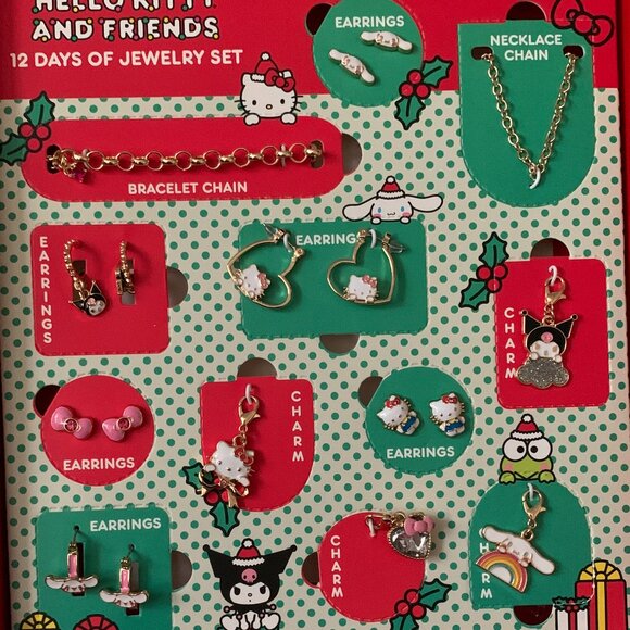 HELLO KITTY & FRIENDS 12 Days of Jewelry Advent Calendar Box - Picture 3 of 3